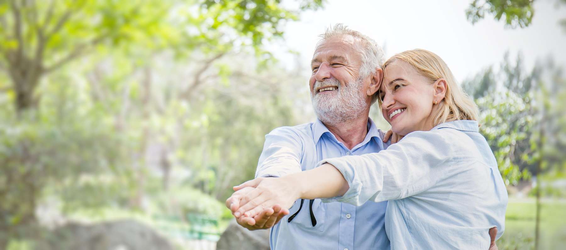 Married couple dancing at Saddle Creek Park in Lakeland, FL