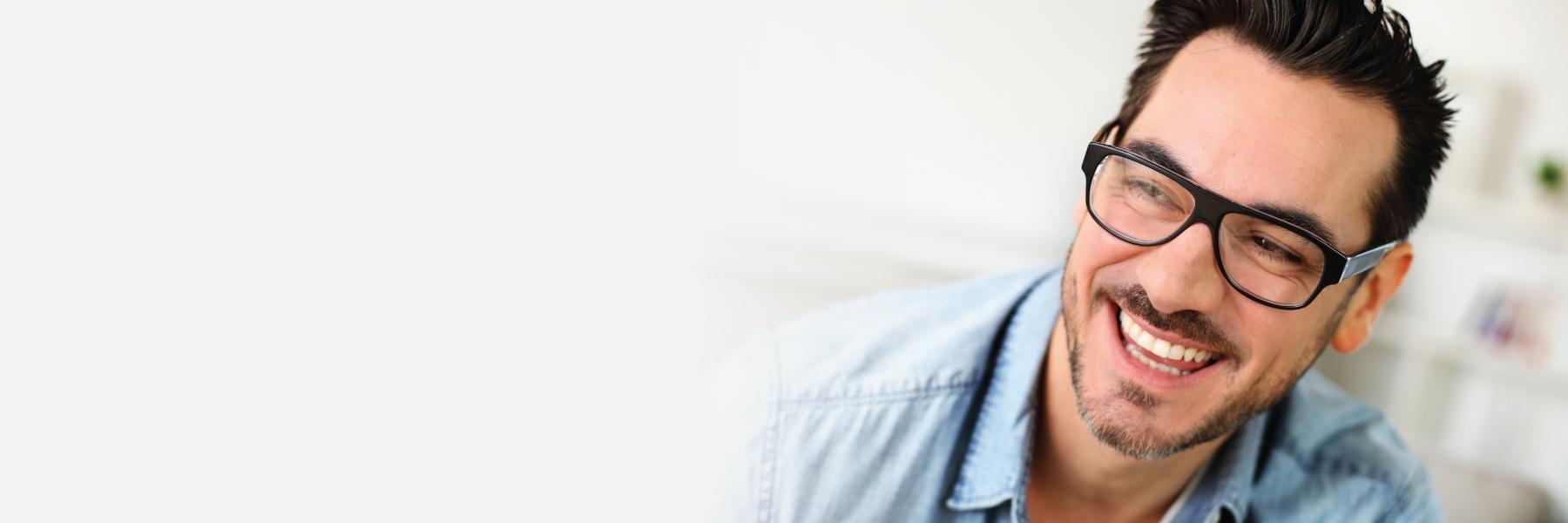 Patient smiling at cosmetic dentist near me Lakeland FL